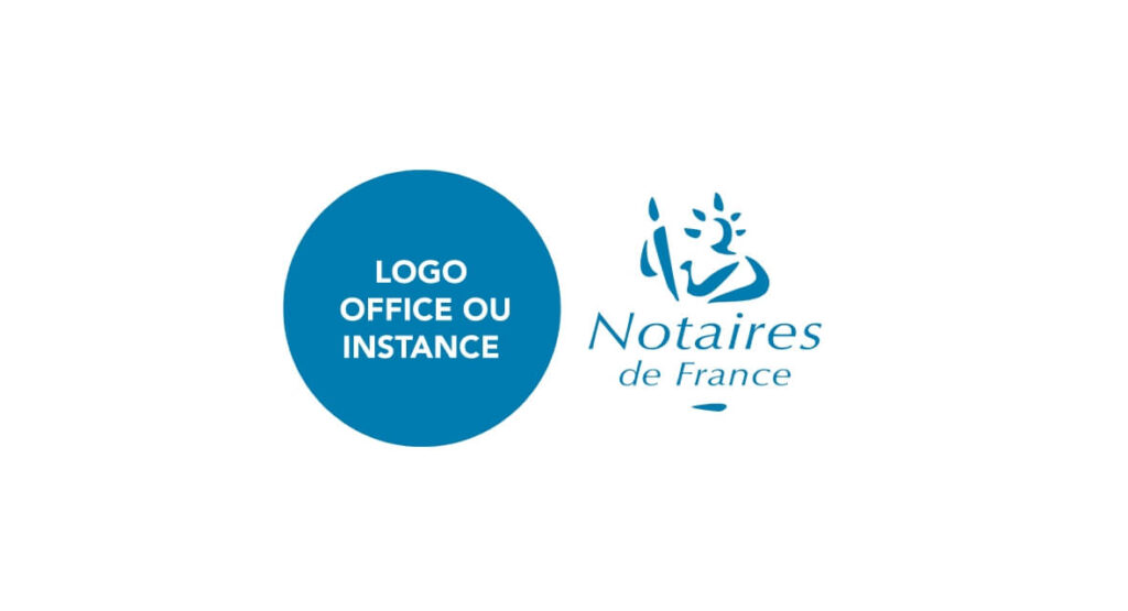logo notaire office ou instance à la charte du notariat